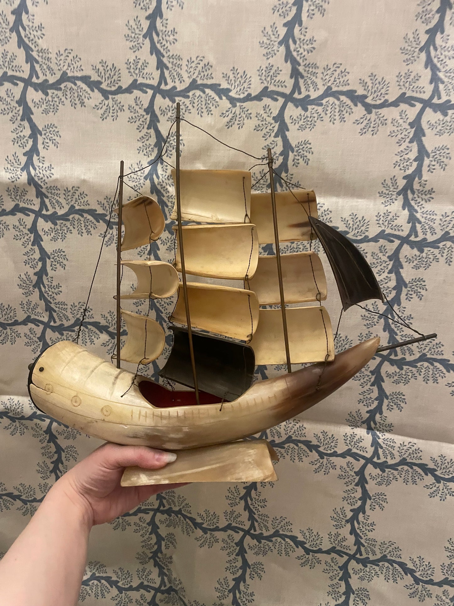 Vintage Horn model boat