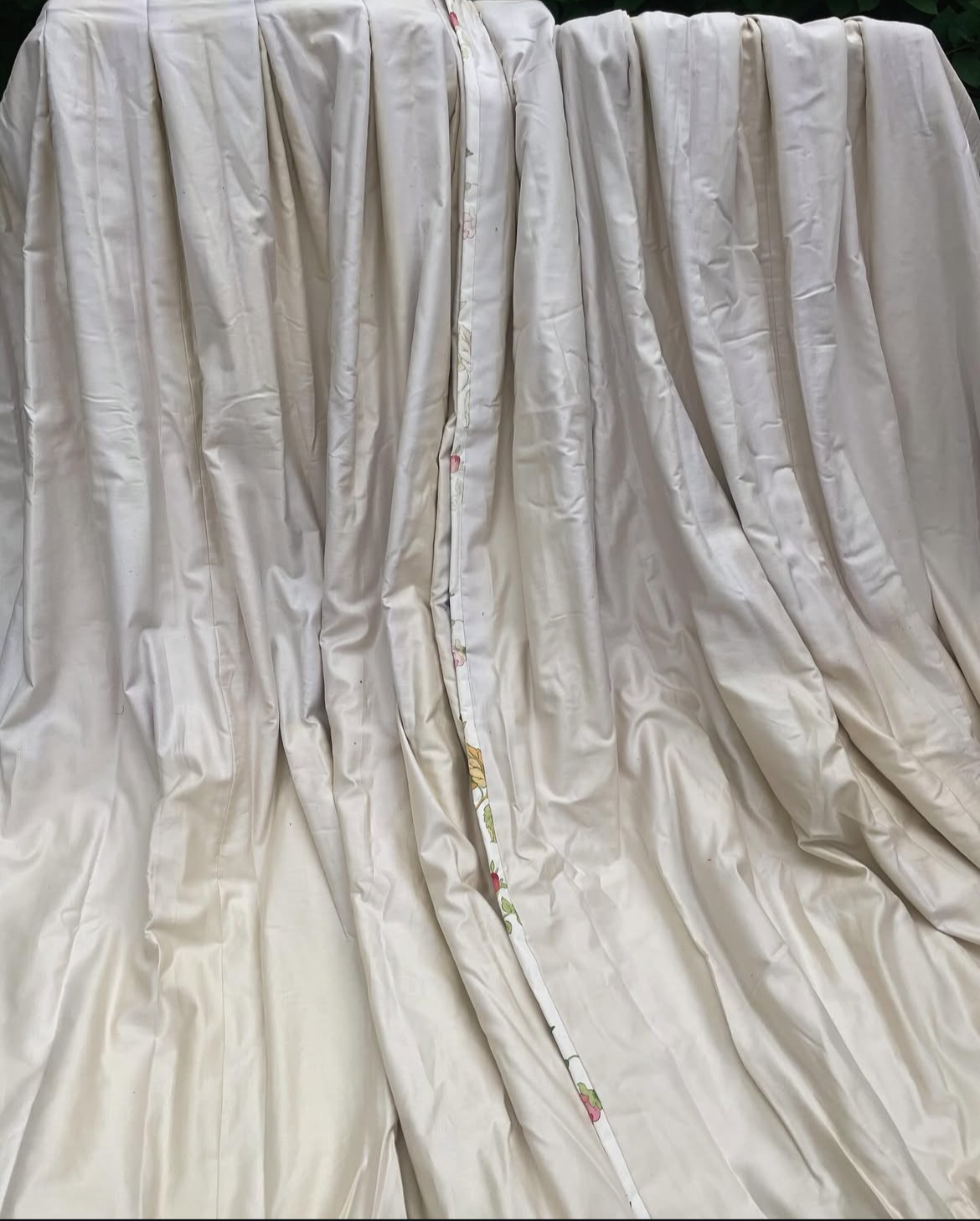 Pair of Vintage Jane Churchill curtains in the fabric ‘Mildmay’