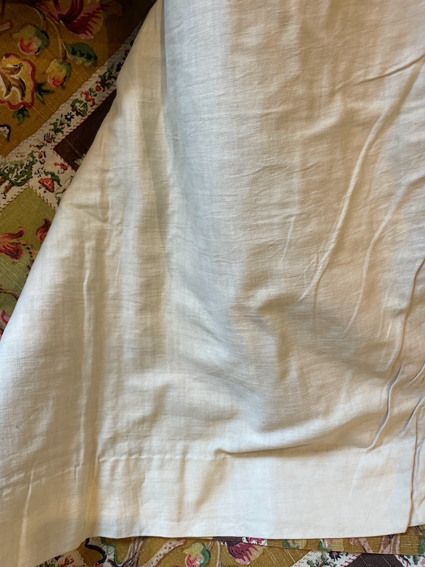Vintage linen curtains