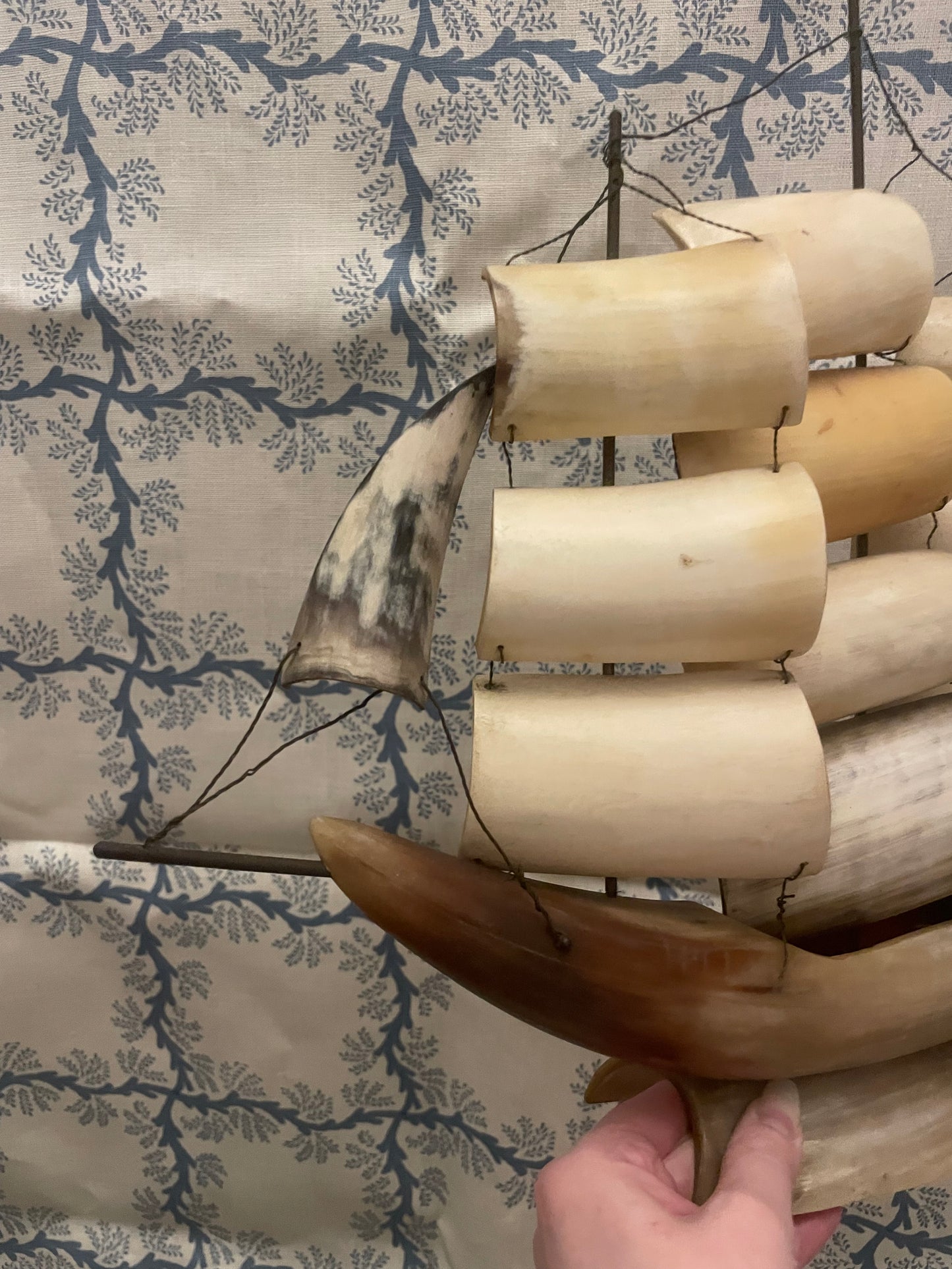 Vintage Horn model boat