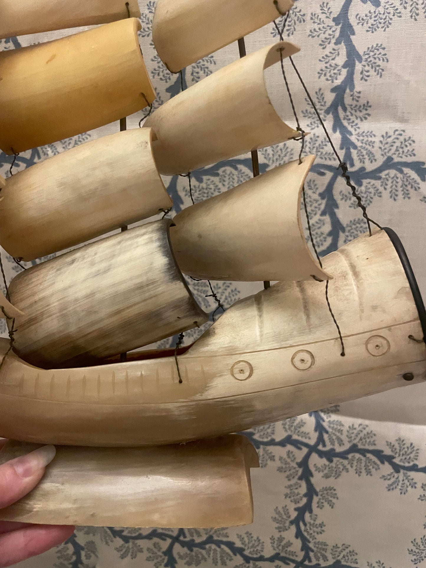 Vintage Horn model boat
